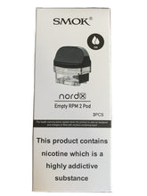 Load image into Gallery viewer, SMOK NORD X EMPTY RPM OR RPM2 PODS ~ 100% Genuine ~ 3 PACK 2ML ~ UK SELLER