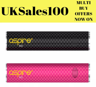 Aspire K3 Battery Replacement ~ 1200mah ~ 510 Thread ~ TBD ~ Genuine UKSeller