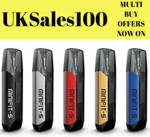 Load image into Gallery viewer, JustFog Minifit S Pod Kit ~ or replacement pods ~TBD ~ Genuine UK Seller / Stock