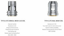 Load image into Gallery viewer, SMOK TFV16 LITE COILS ~ MESH ~ CONICAL ~ 3 PACK ~ SCRATCH CODE ~ UK SELLER