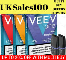 Load image into Gallery viewer, VEEV One Pods ~ 2 Pods ~ ecig Pods ~ Multi Buys ~Ukseller/stock ~ Free Postage