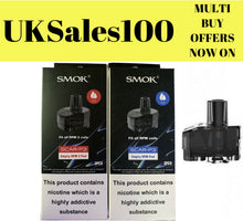 Load image into Gallery viewer, Smok Scar P3 Replacement RPM / RPM2 Pods ~ 2ml ~ Pk of 3 ~100% Genuine UKSeller