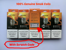 Load image into Gallery viewer, SMOK BABY V8 COILS, TFV8 ~ M2 ~ Q2 ~ X4 ~ T6 ~ T8  ~100% GENUINE UK SELLER