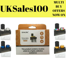 Load image into Gallery viewer, Smok Trinity Alpha ~ Replacement Pod ~ with 2 replacement coils ~ 2ml ~UK SELLER